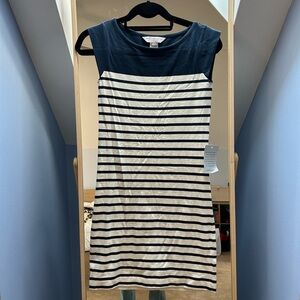 NWT French Connection Navy and White Striped Dress, size 2